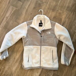 The North Face Gray and White Jacket